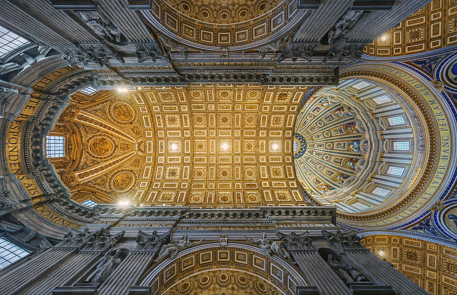 Vatican Ceilings II Photograph by Jose Parejo