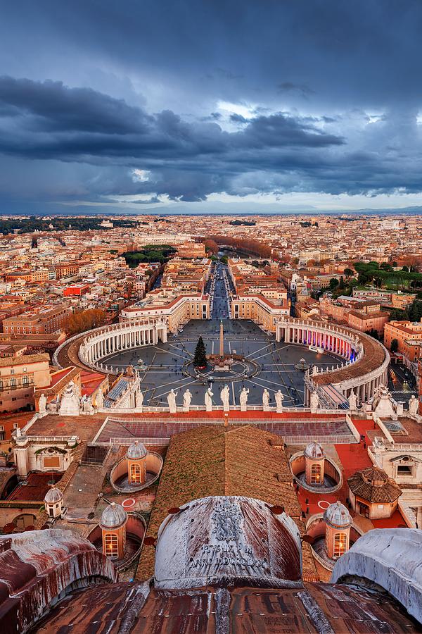 Architecture Photograph - Vatican City, A City-state Surrounded by Sean Pavone