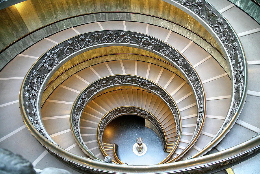 Vatican Staircase Photograph by Svpimages