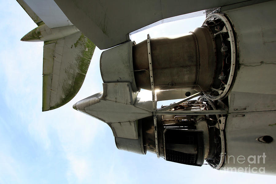 Vc10 Tail Section And Engine Part Photograph