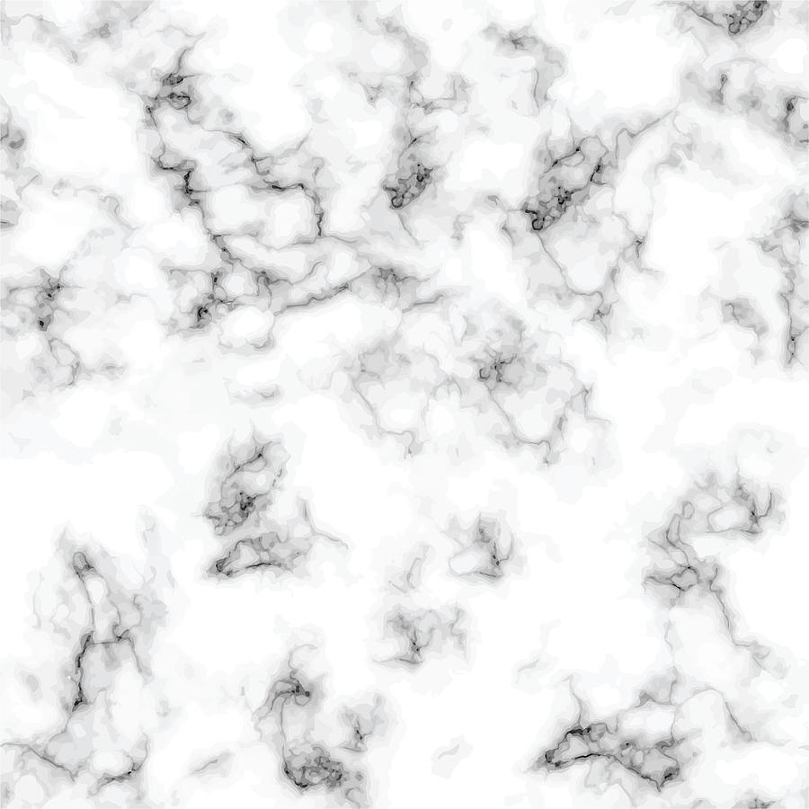 Vector marble texture design seamless pattern, black and white Digital