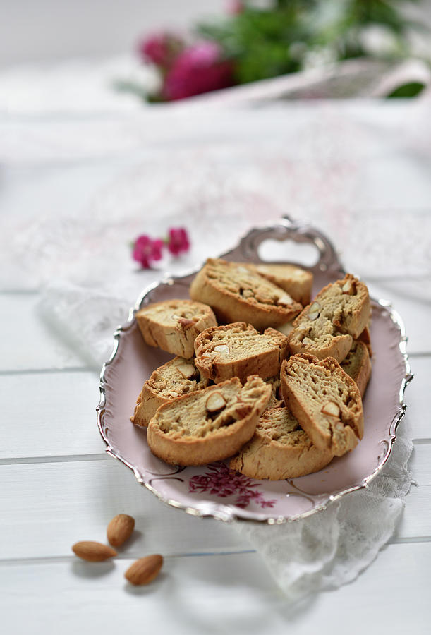 Vegan Almond And Date Cantucci Photograph by B.b.s Bakery