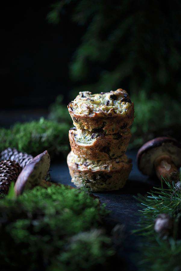 Vegan Wild Mushroom And Potato Cakes Photograph by Kati Neudert