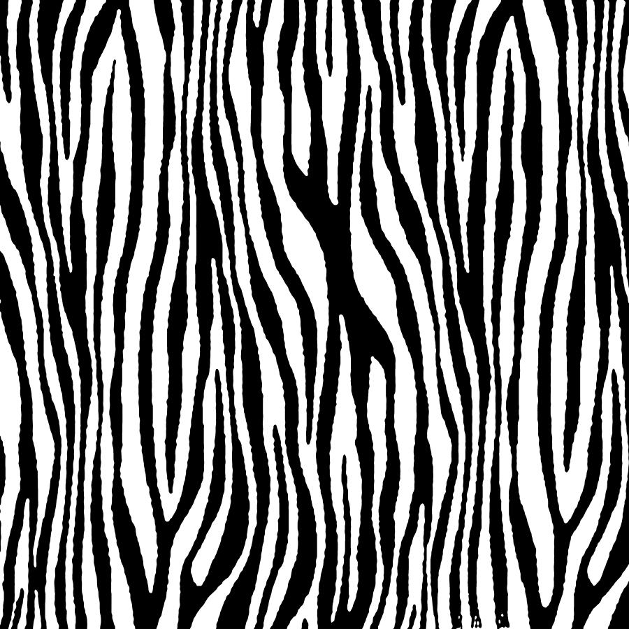 Vegan Zebra Fur Animal Print Design Painting by Taiche Acrylic Art