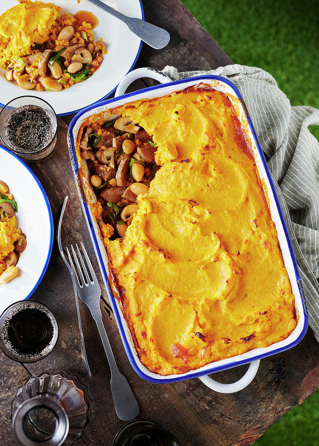 Vegetable And Sweet Potato Bake Photograph by Stefan Schulte-ladbeck