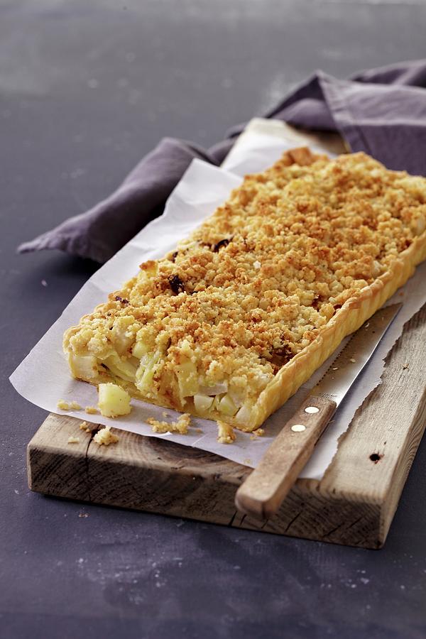 Vegetable Crumble Pie Photograph by Alessandra Pizzi