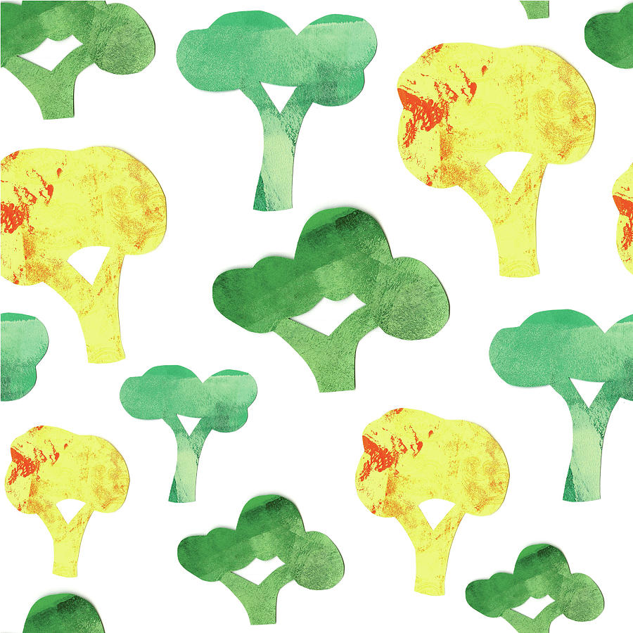 Vegetable Painting - Vegetable Pattern 3 by Summer Tali Hilty