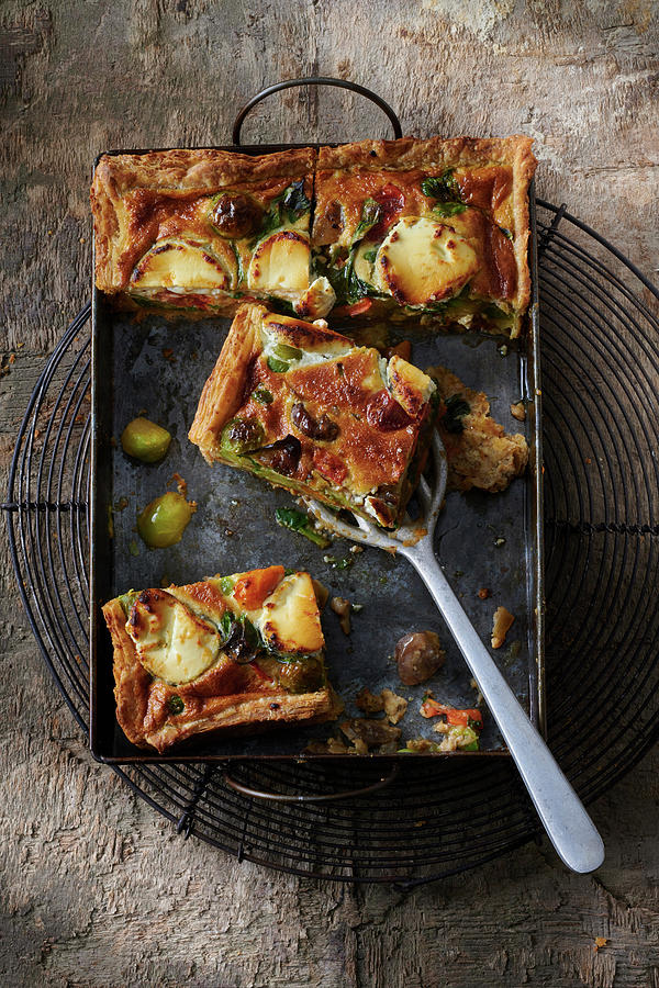 Vegetable Quiche With Goats Cheese Photograph by Seefoodstudio