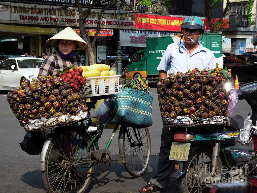 Vegetable Sales In Ho Chi Minh City Photograph