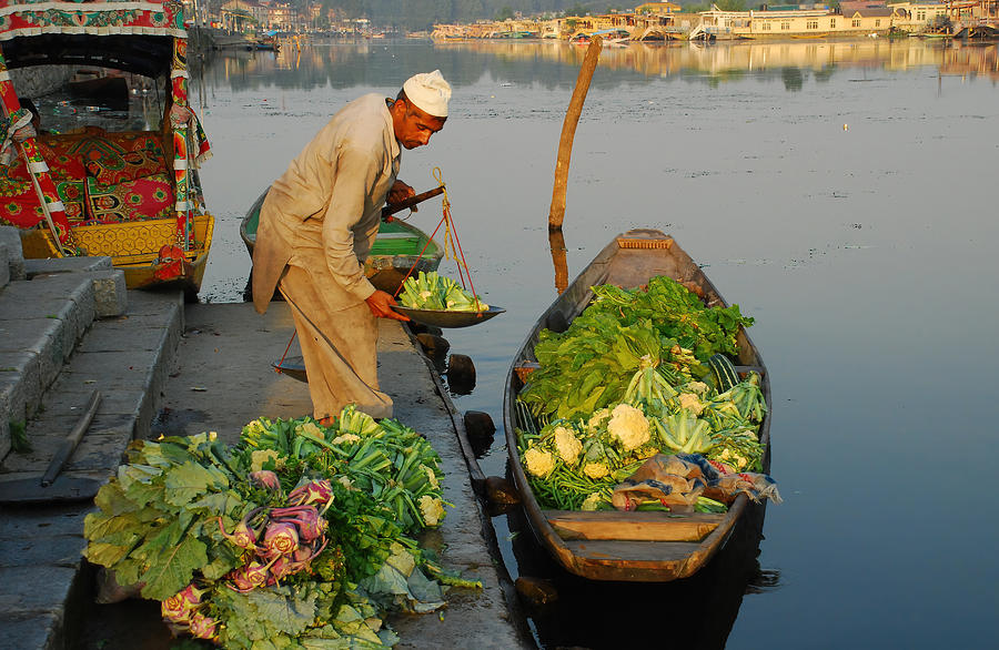 Vegetable Seller Photograph by Subhash Sapru