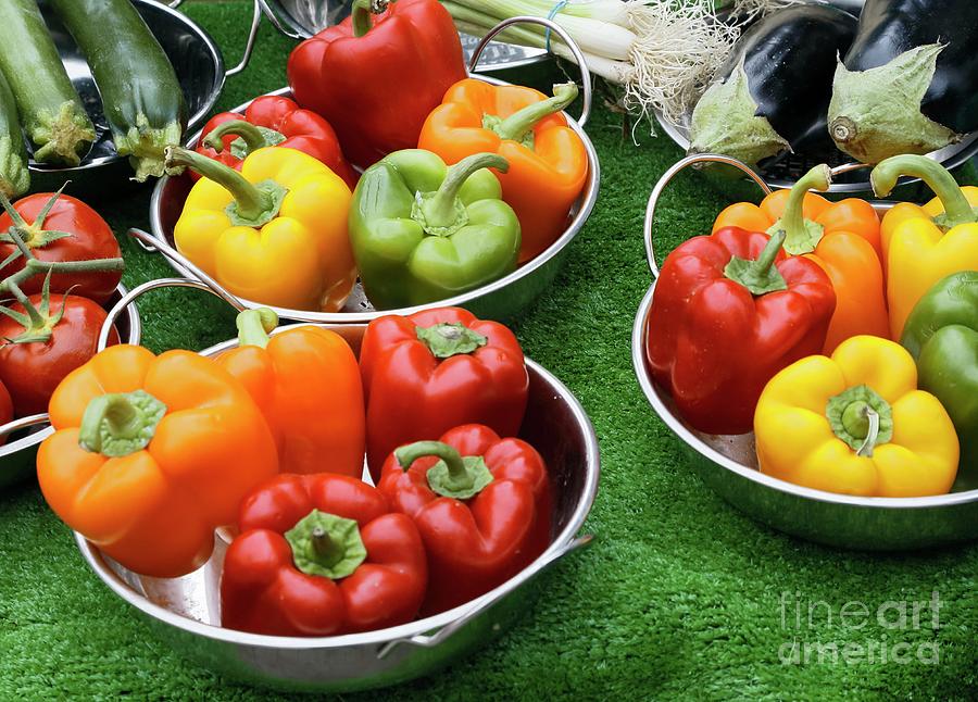 Vegetable Stall Photograph by Science Photo Library