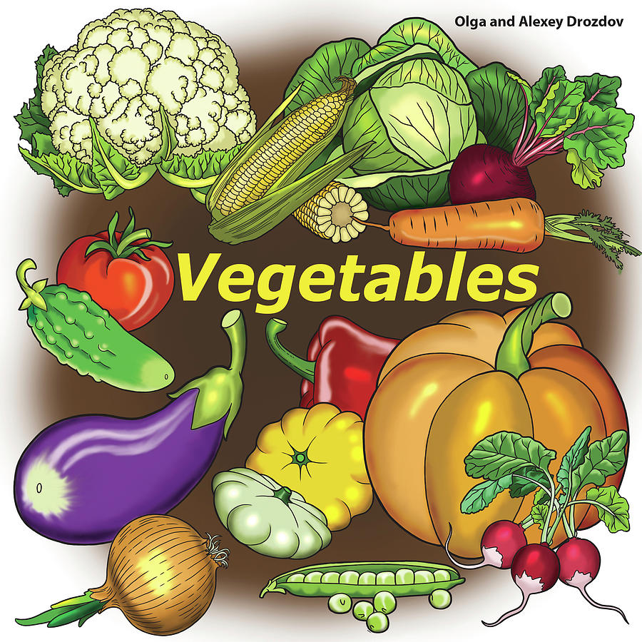 Vegetable Digital Art - Vegetables by Olga And Alexey Drozdov