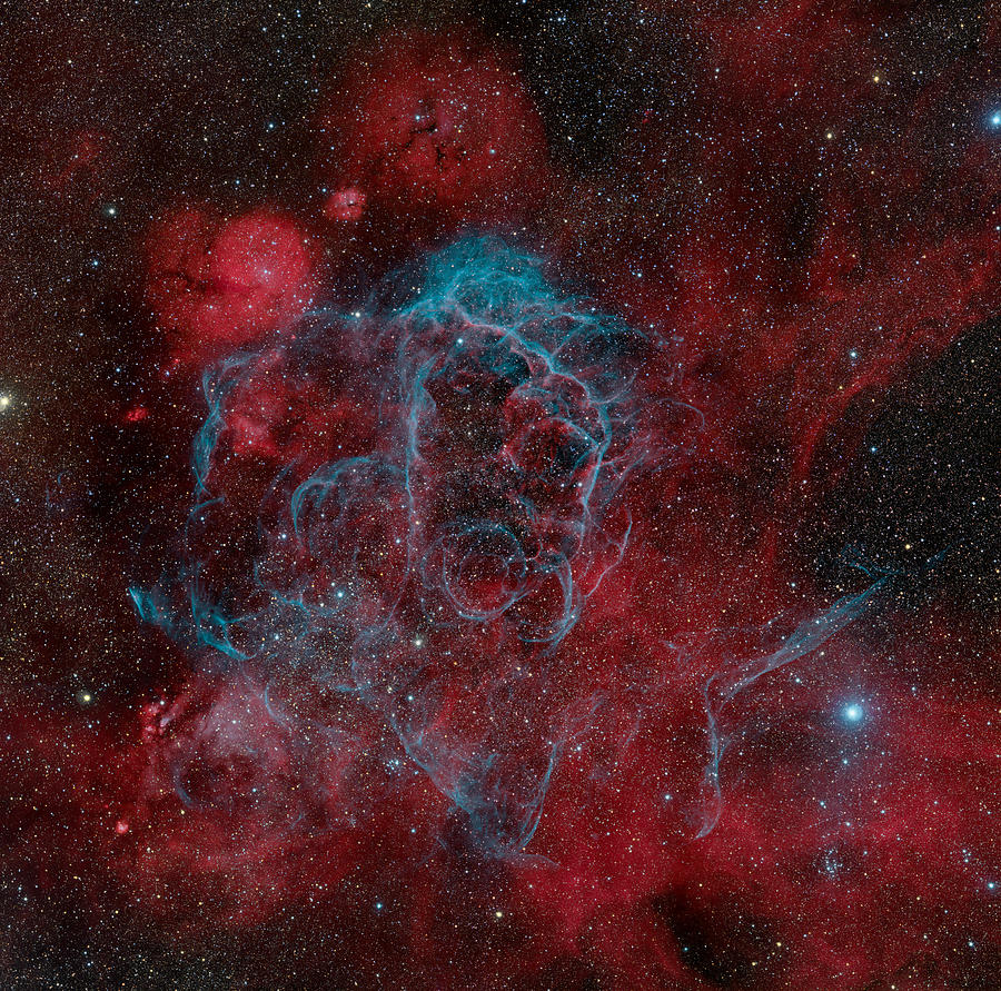 Vela Supernova Remnant Photograph by Image By Marco Lorenzi, Www.glitteringlights.com