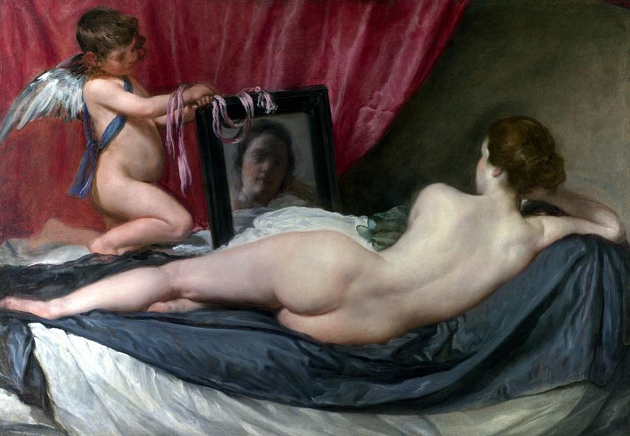 Velazquez, Diego Rodriguez De Silva Y - The Toilet Of Venus The Rokeby Venus Painting