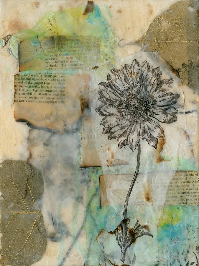 Vellum Floral I Painting by Jennifer Goldberger Fine Art America