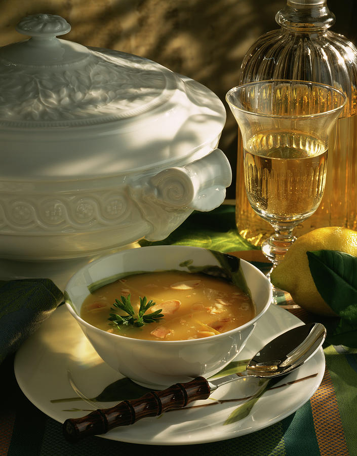 Veloute Au Citron Creamed Lemon Soup Photograph By Hussenot ...