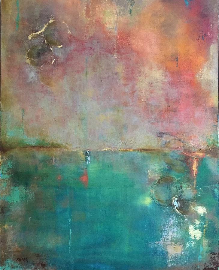 Abstract Painting - Velvet Sky by Kathy Stiber
