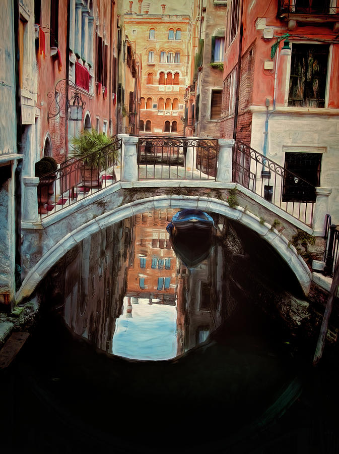 Architecture Photograph - Venetian Bridge by Claude LeTien