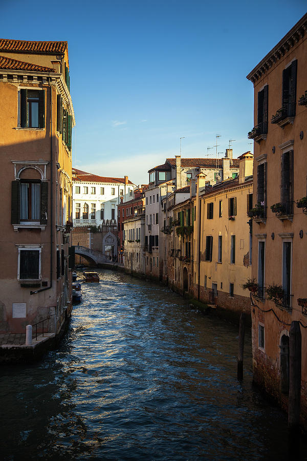 Venetian Buildings And Canal Photograph by Hal Bergman