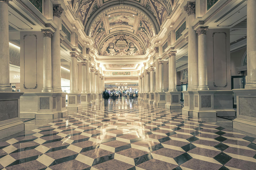 Venetian Lobby Las Vegas Photograph by Alex Grichenko