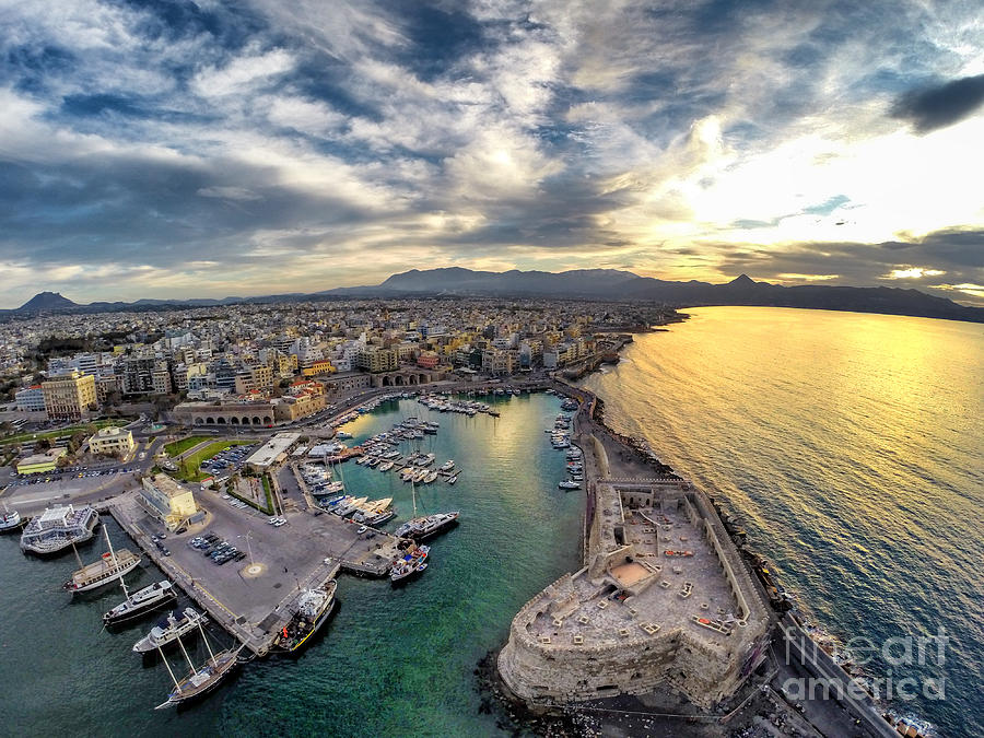 Harbour Photograph - Venetian Port by Giorgos Thalassinos Harbour Photograph - Venetian Port by Giorgos Thalassinos