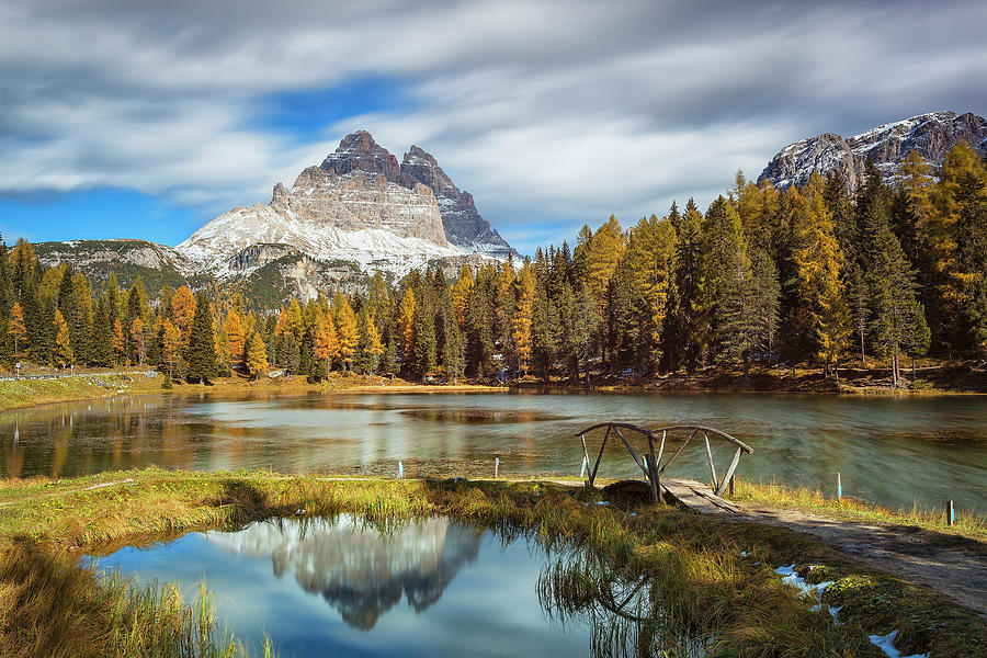 Veneto, Alps, Lake Antorno, Italy Digital Art by Anne Maenurm - Fine ...