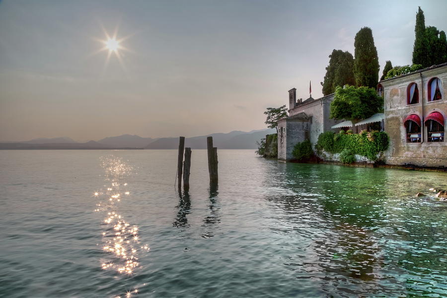 Veneto, Lake Garda, Italy Digital Art by Hp Huber
