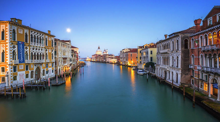Veneto, Venice, Grand Canal, Italy Digital Art by Andrea Papaleo