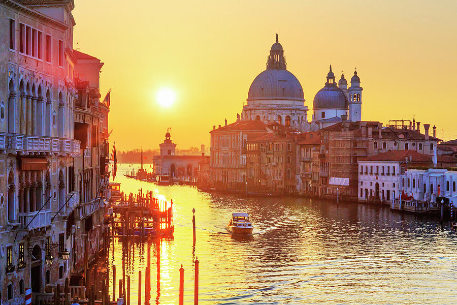 Veneto, Venice, Grand Canal, Italy Digital Art by Maurizio Rellini