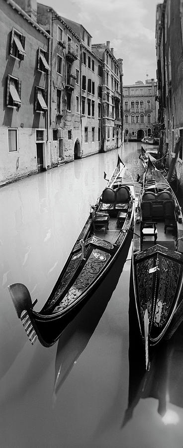 Boat Photograph - Venezia Pano 6-1 by Moises Levy