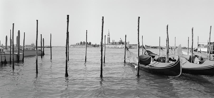 Boat Photograph - Venezia Pano 8-1 by Moises Levy