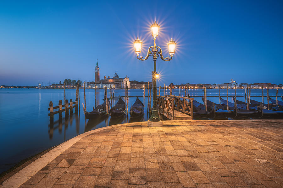 Architecture Photograph - Venezia - Pier Of San Marco by Jean Claude Castor