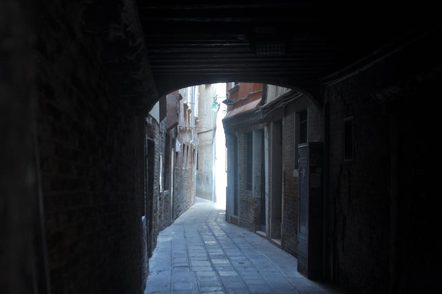 Venice Alleyway Photograph by John Hughes - Pixels