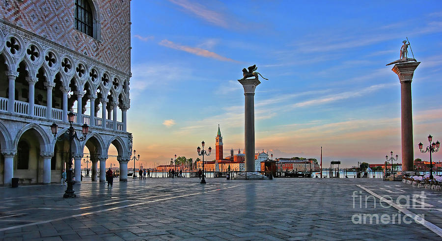 Venice at Dawn  9831 Photograph by Jack Schultz
