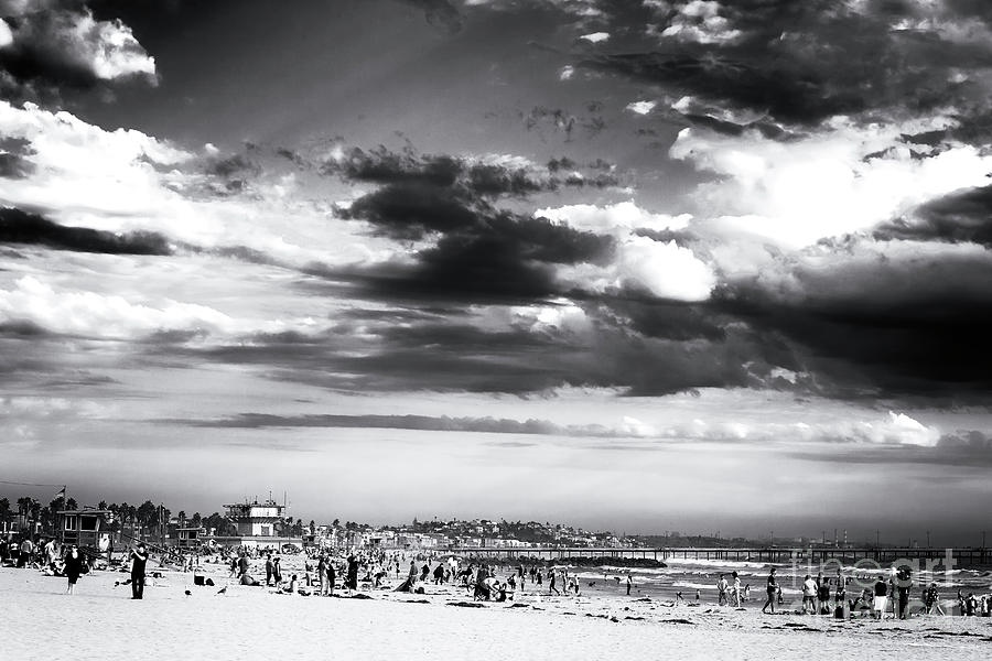 Venice Beach California Noir Photograph by John Rizzuto