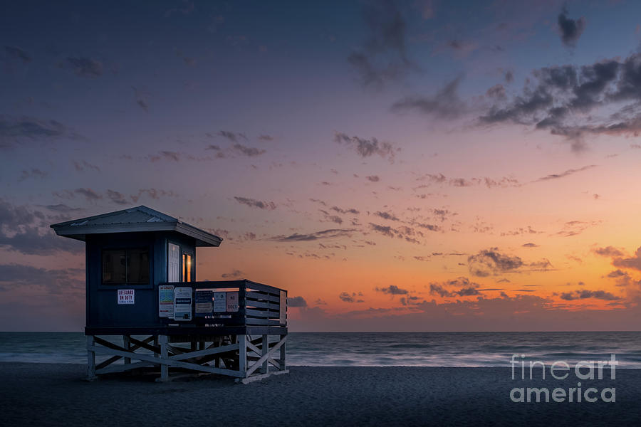 Architecture Photograph - Venice Beach Sunset, Florida 2 by Liesl Walsh