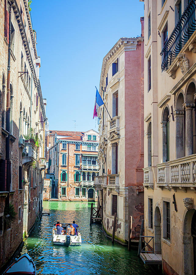 Venice Canal III Photograph by Chris Dutton