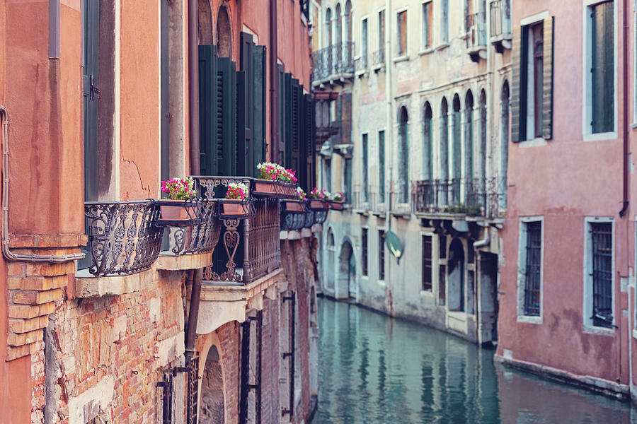 Venice Canal - Venice, Italy Photograph by Melanie Alexandra Price