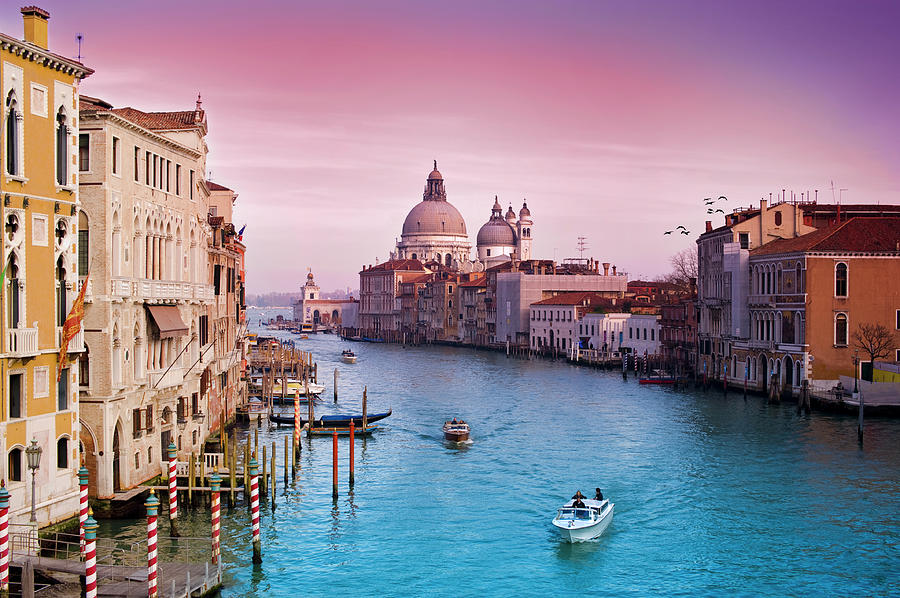 Venice Canale Grande Italy Photograph by Dominic Kamp Photography