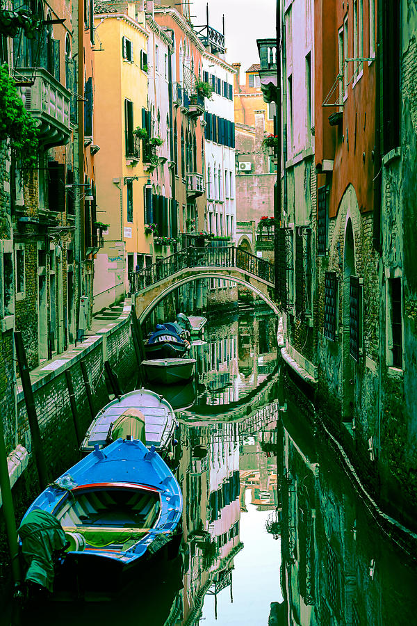 Architecture Photograph - Venice Canals by Michael Howard