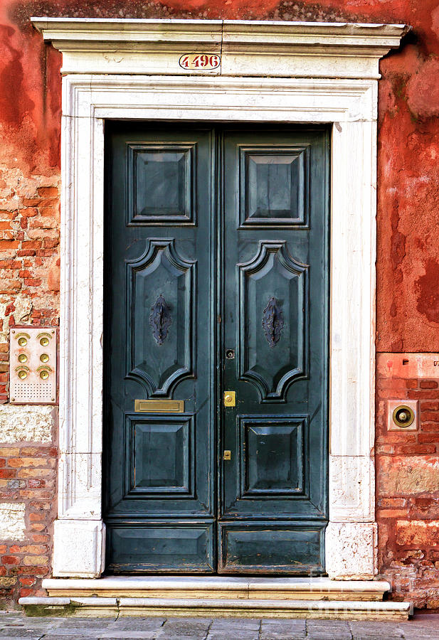 Venice Fancy Door Photograph by John Rizzuto