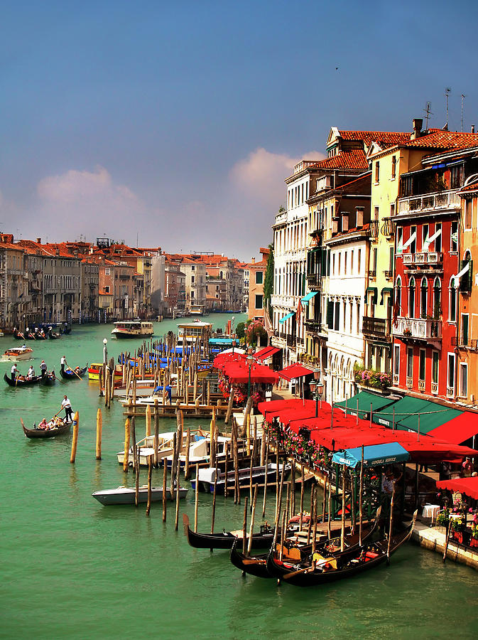 Venice From Rialto Bridge Photograph by Raspu