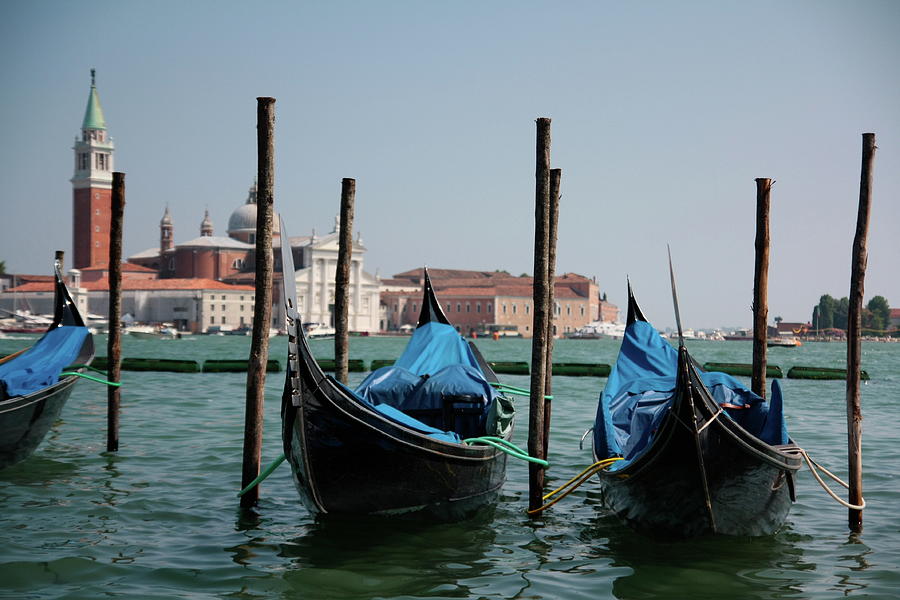 Venice Gondolas Photograph by Lindsay Manzella
