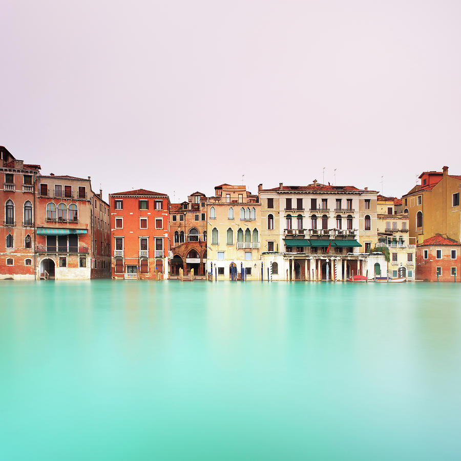 Venice, Grand Canal Long Exposure Photograph by Stefano Orazzini