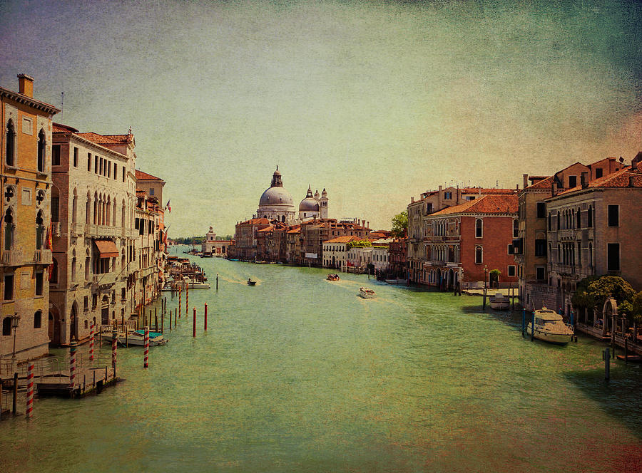 Venice, Italy - Grand Canal and the baroque domes of Sai by Luisa Vallon Fumi Venice, Italy - Grand Canal and the baroque domes of Sai by Luisa Vallon Fumi