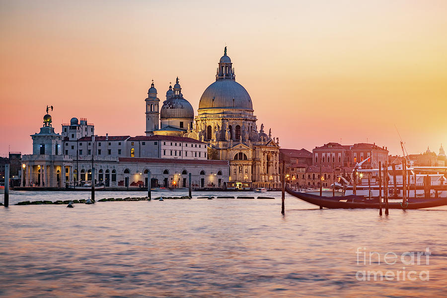 Architecture Photograph - Venice, Italy, Santa Maria della Salute church. by Michal Bednarek
