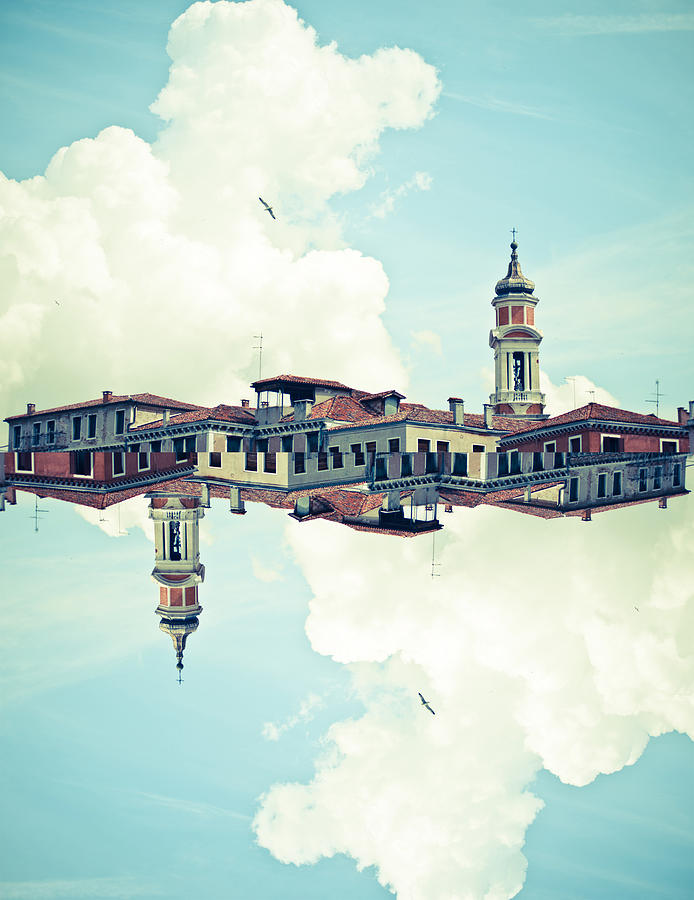 Venice Mirrored Photograph by Luke Chan