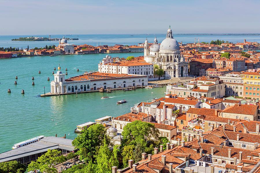 Venice, Punta Della Dogana, Italy Digital Art by Sebastian Wasek