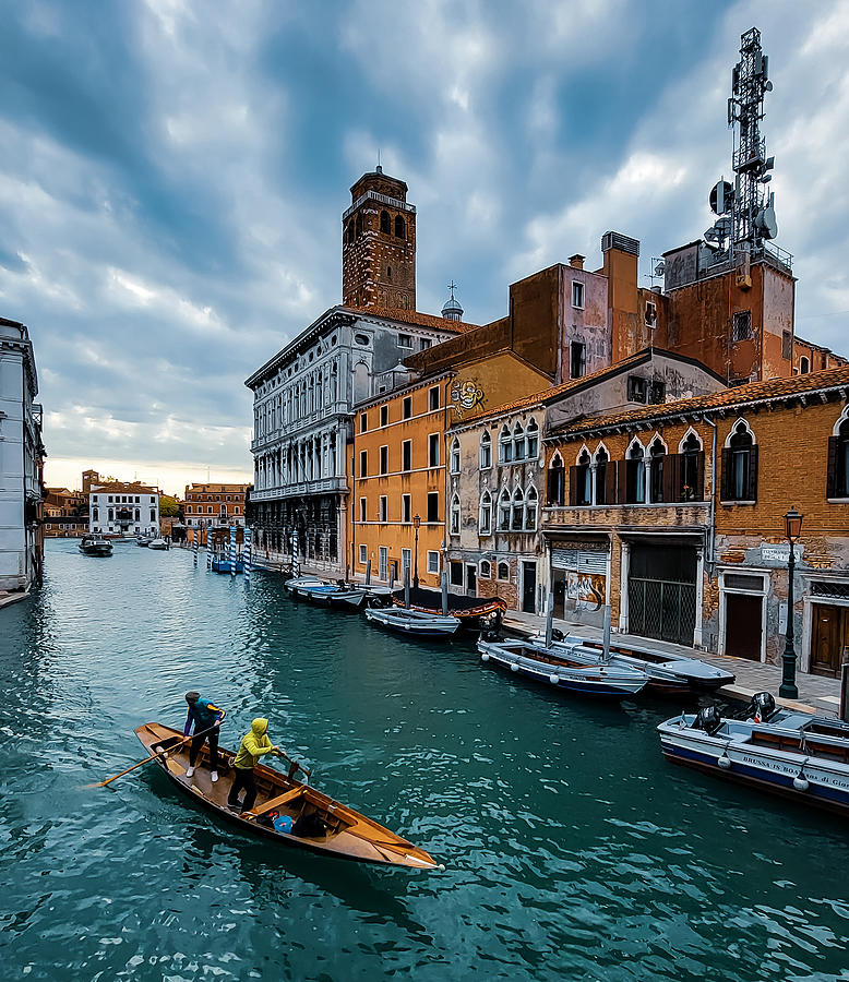 Venice Scene Photograph by Michael Howard