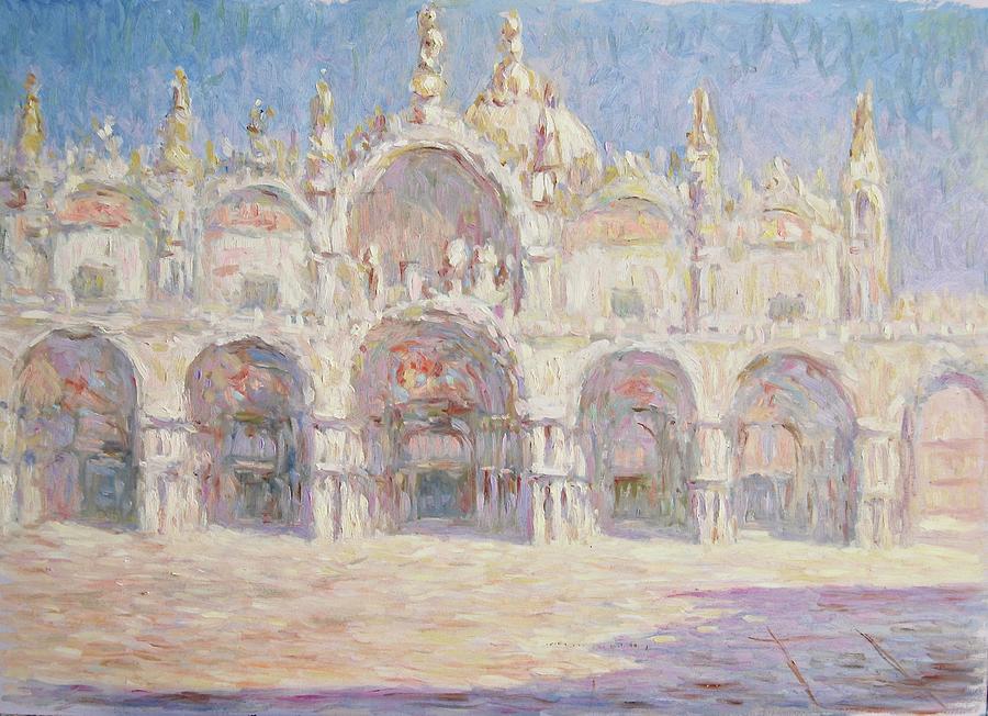 Venice St Marco square Painting by Pierre Dijk